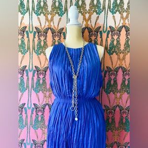 Banana Republik indygo blue maxi dress size M